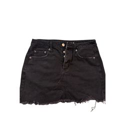 American eagle black denim skirt sz XS