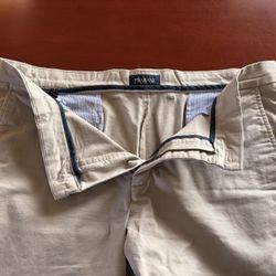 Men’s Jos A Bank Slim Fit 36x34 Khaki Pants 100% Cotton 