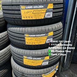 205/55R16 Land Golden Set of Tires Installed and Balanced Set de Llantas Nuevas Instaladas y Balanceadas