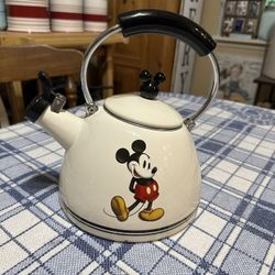 Walt Disney Micky Mouse Whistling Tea Kettle 