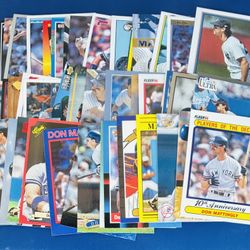Don Mattingly Baseball Card Lot 