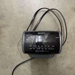 Sony Alarm Clock AM FM Radio