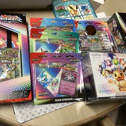 🐲🐉Pokémon Prismatic Ultimate 🎄🎅X-Mas Bundle‼️ETB-all 3 & 2 Pack Bundles Plus SURPRISE BOX  & Binder Collection🐉🐲