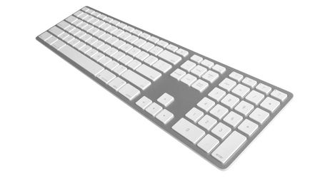Matias White Wireless Aluminum Keyboard