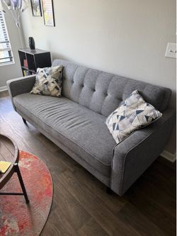 Gray Modern Sofa (City Furniture)