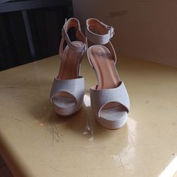 Top Moda Sliver Heels