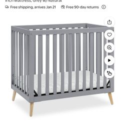 Delta Children Convertible Mini Crib