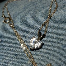 . 925 Silver Pendant. Non Silver Chain