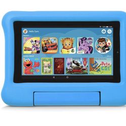 Kid-Proof Case for Fire 7 Tablet (Compatible with 9th Generation Tablet, 2019 Release), Blue