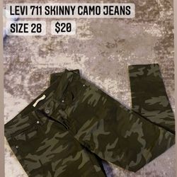 Levi Skinny Camo Jeans
