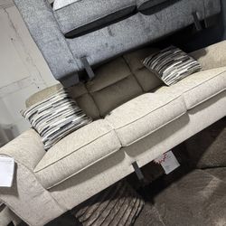 Tan Sofa Loveseat Set 