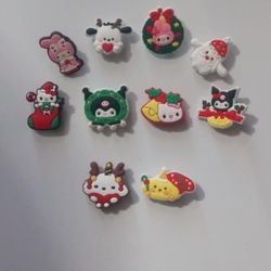 HELLO KITTY AND FRIENDS CROC CHARMS 
