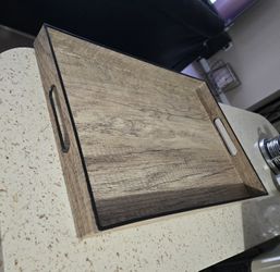 wooden tray