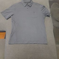Oakley Shirt Large Regular Fit Black Button Up Cotton Short Sleeve Men