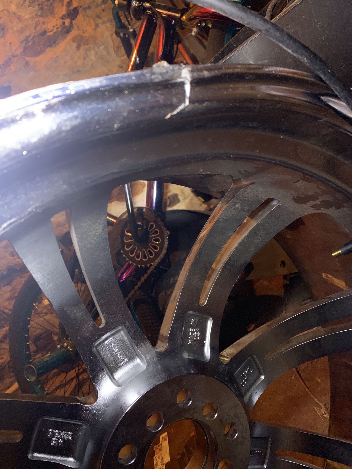 22” 5 lug universal rims brand new condition rims and tires are brand