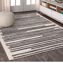 💥💥BlowOut Sale💥 JONATHAN Y MOH207A-8 Khalil Modern Berber Stripe Indoor Farmhouse Area-Rug Bohemi