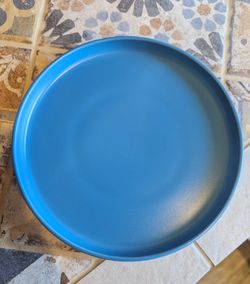 Set Of 8 Blue Dishes
