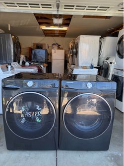 Samsung Front Load Washer and Gas Dryer Set