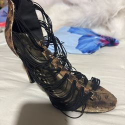 Brown And Black Heel