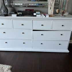 2 Matching White dressers