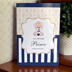 10 ROYAL BEAR PRINCE chip bags party favors