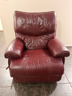 Red Leather Recliner