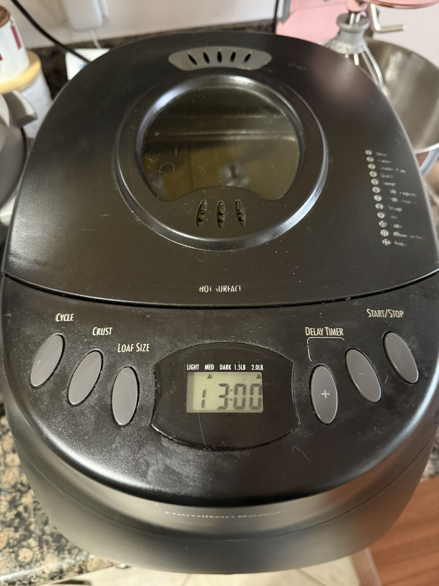 Hamilton Beach Bread Maker