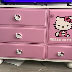 Hello Kitty Dresser And Night Stand  MAKE AN OFFER