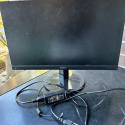 Acer 24” Monitor (Works Great, Small Stand Issue) 