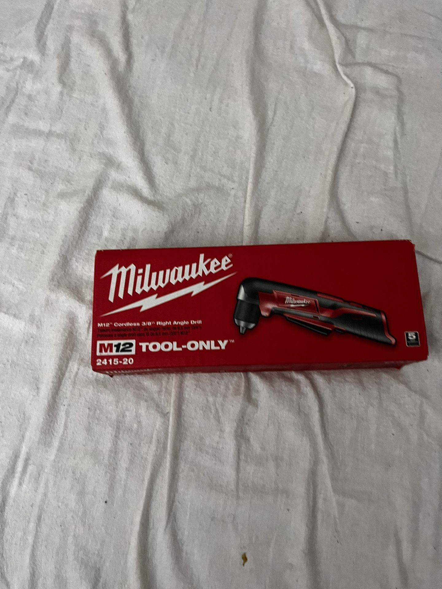 Brand New Milwaukee 3/8 Right Angle Drill