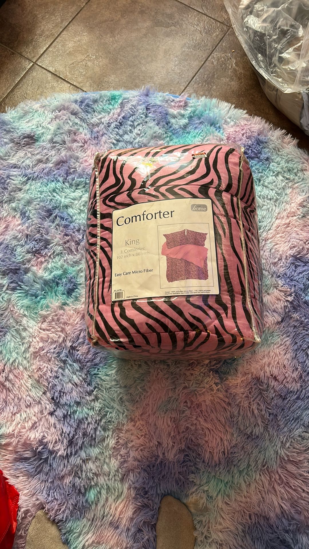 Twin King Size Tiger Comforter Blanket