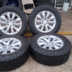 Set De Rines Originales Para Chevy Gmc Tahoe Yukon Suburban Avalanche Silverado Escalade Nissan Tittan Dodge Ram 6 Virlos 