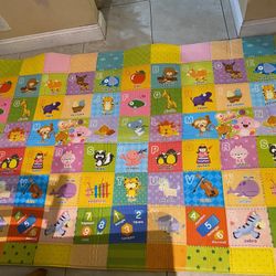 HUGE FOAM BABY PLAY MAT - Tummy Time Kid’s Carpet - See My Other Items 😀