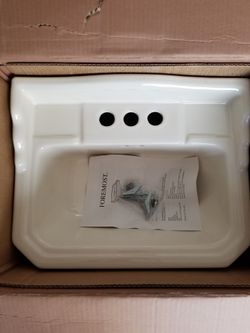 Foremost Sink Series 1920 Only) No Pedestal