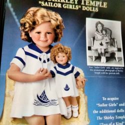 Shirley Temple Porcelain Dolls Danbury Mint Large Ones Never Been Out Of The Boxes Perfect $90 Each