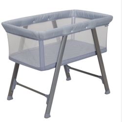 Cosco SleepAway Bassinet, Breathable Mesh Sides Provide Increased Air Flow And Keep Baby Cooler, Organic Waves  Open box  Inventory Number 108
