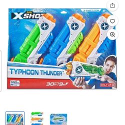 NEW! TYPHOOM X  Shot Water Guns