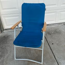 REI Blue Folding Beach Chair
