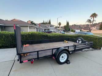 2018 single axle utility 7x14 Trailer -SERIOUS BUYERS ONLY IF ITS POSTED ITS AVAILABLE NO TRADES