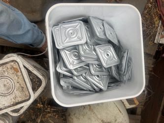 3” metal plates for roofing