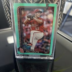 Topps 2025 Series 2 Andre Pallante Aqua Refactor 