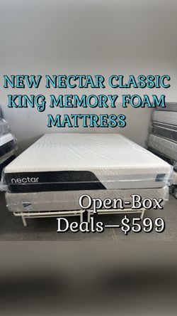 NEW NECTAR CLASSIC KING MEMORY FOAM MATTRESS