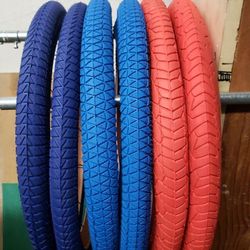BMX COLORED TIRES 20" $40 A PAIR 20x2.4 20x2.125 20x1.95 20x1.75
