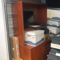 Cabinet -wood 6’- $100