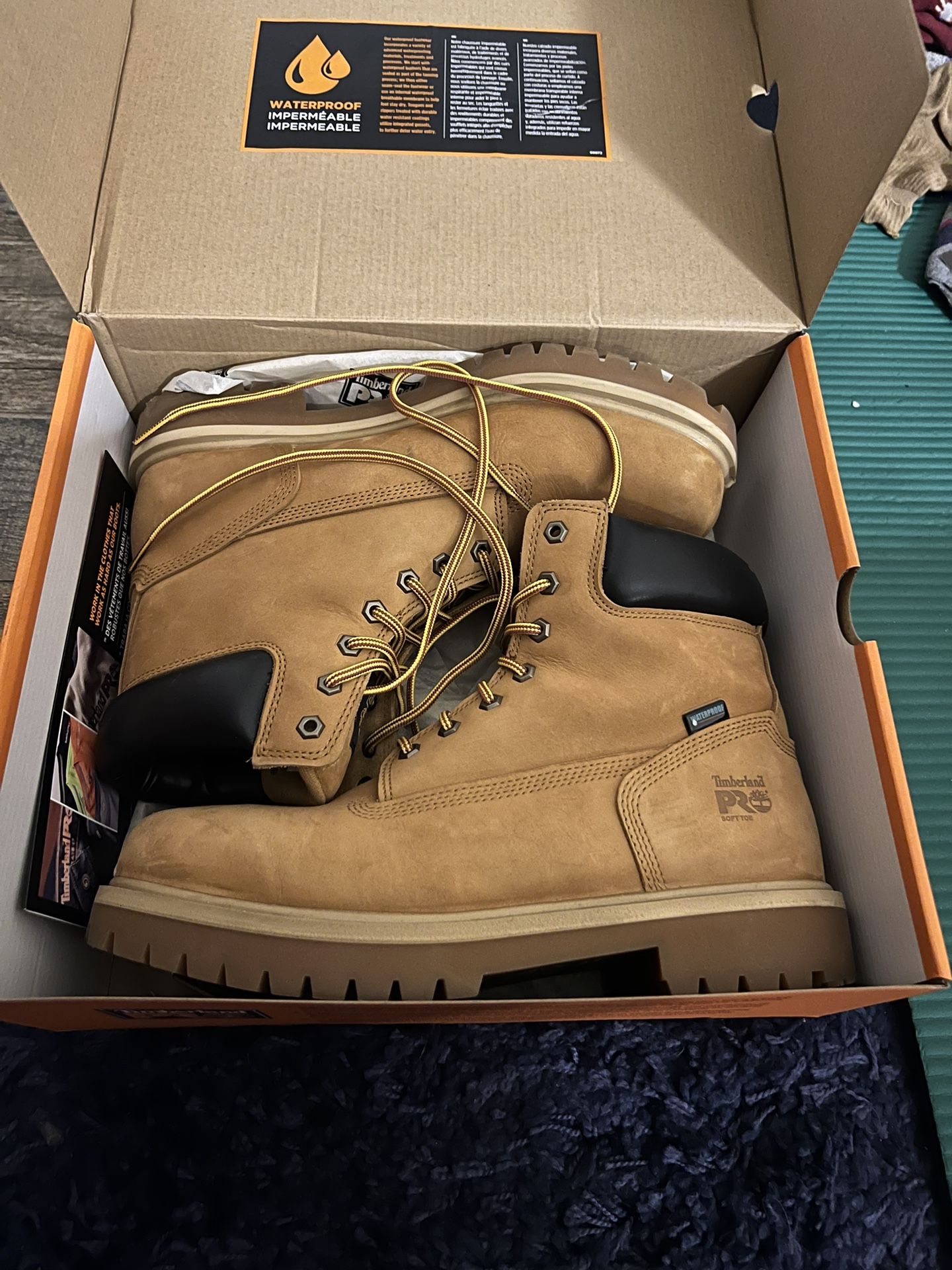 Timberland Pro 6” Boot Butter Color, Size 11.5
