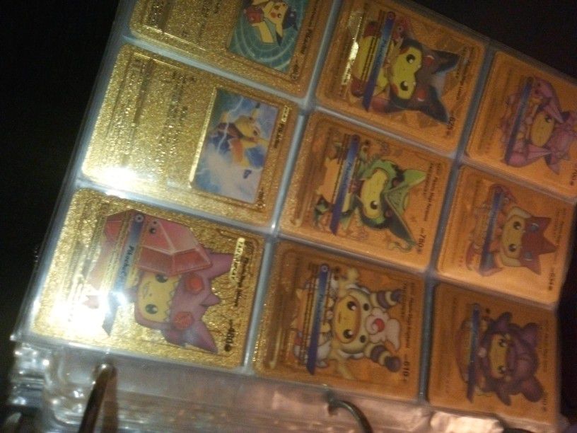 Gold Special Edition Pokemon Cards 