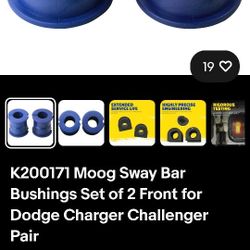 Dodge Charger Sway Bar End Links And Bushings