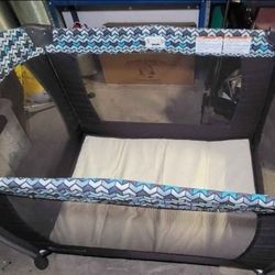 Baby Bed / Play Pen, Diaper Changing Station All In One
