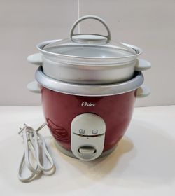 💫 Red Oster 3-Cup Rice Cooker and Steamer