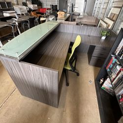 Office Desk Furniture Reception New